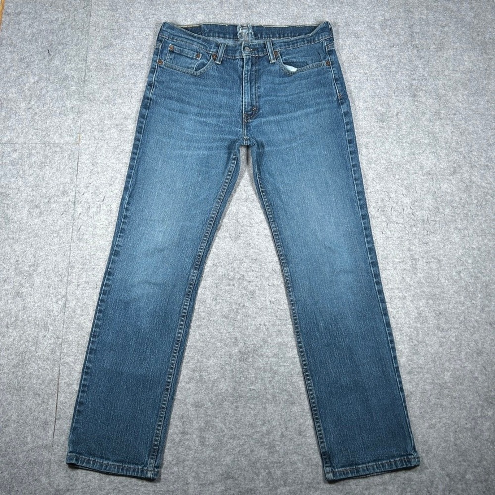 Levi's Denim Jeans Mens 32x30 Blue 514 Straight Leg Casual Classic Workwear